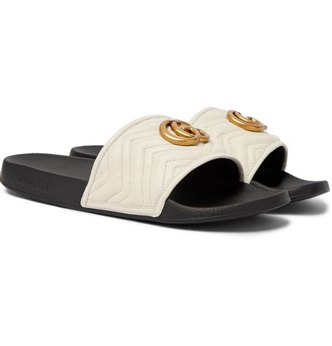 where to buy the white gucci pursit slides|gucci slides clearance.